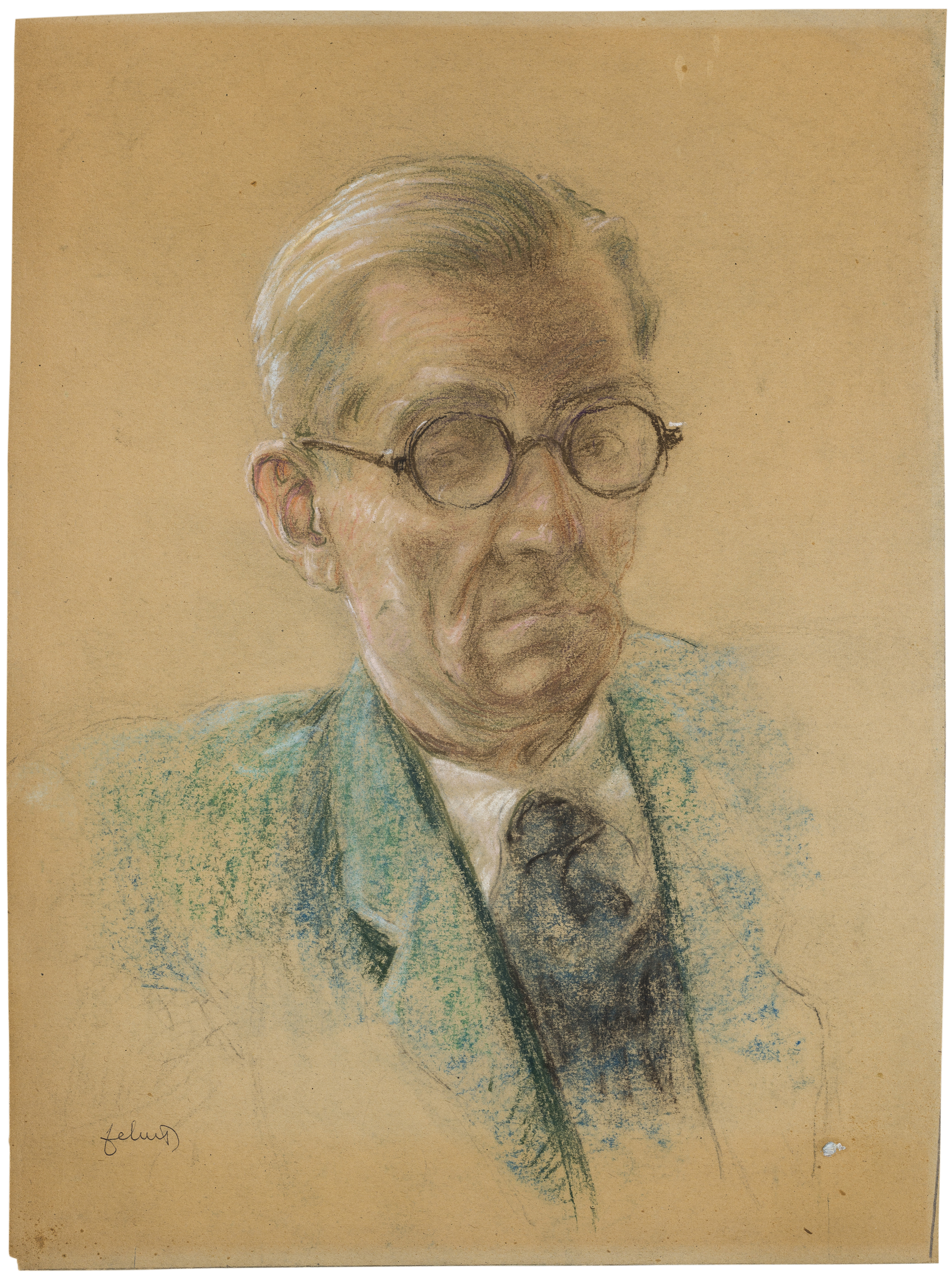 Portrait of a Man in Glasses